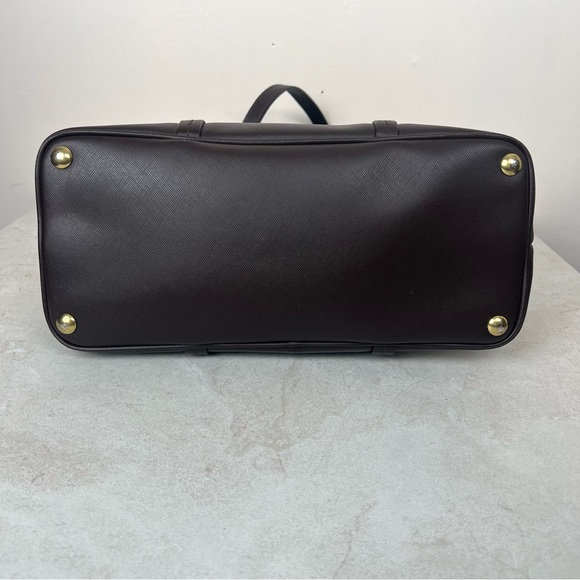 Coach Peyton Cora Domed Satchel Mahogany Brown F25671 - Picture 7 of 14